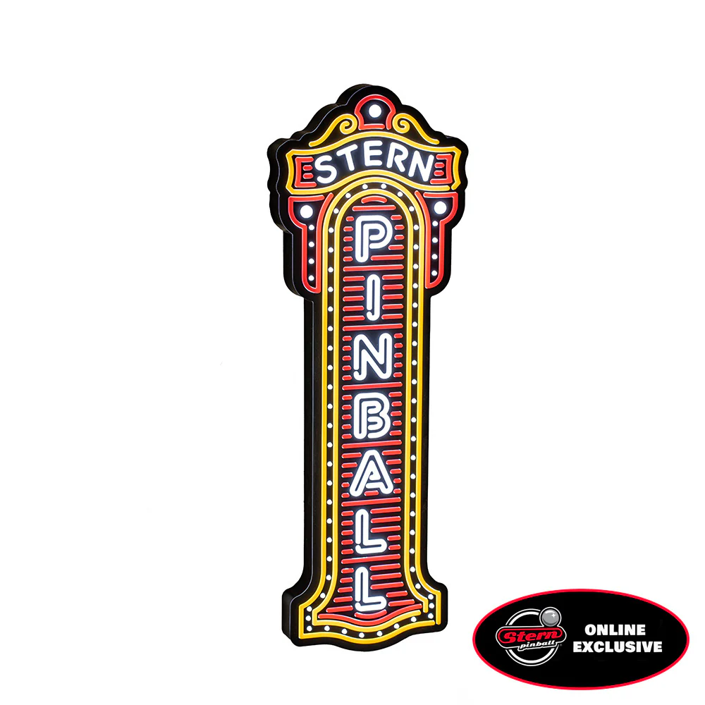 Chicago Pinball Theatre Sign - Image 2