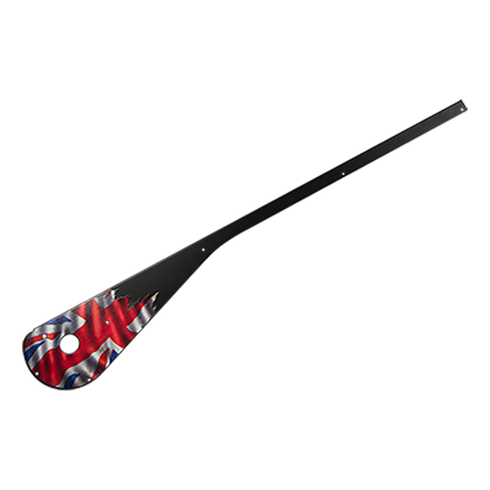 Iron Maiden Side Armor Tattered Union Jack Flag