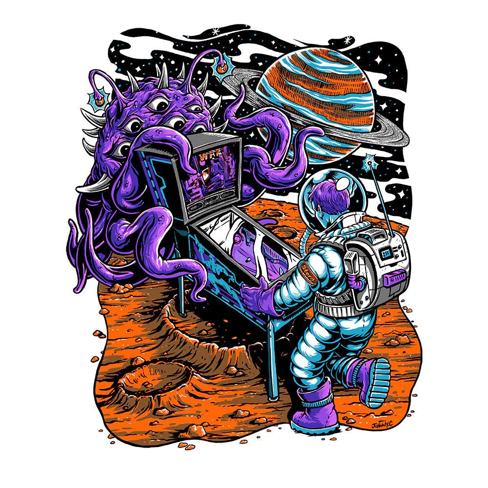 Space Pinball Tee - Image 5