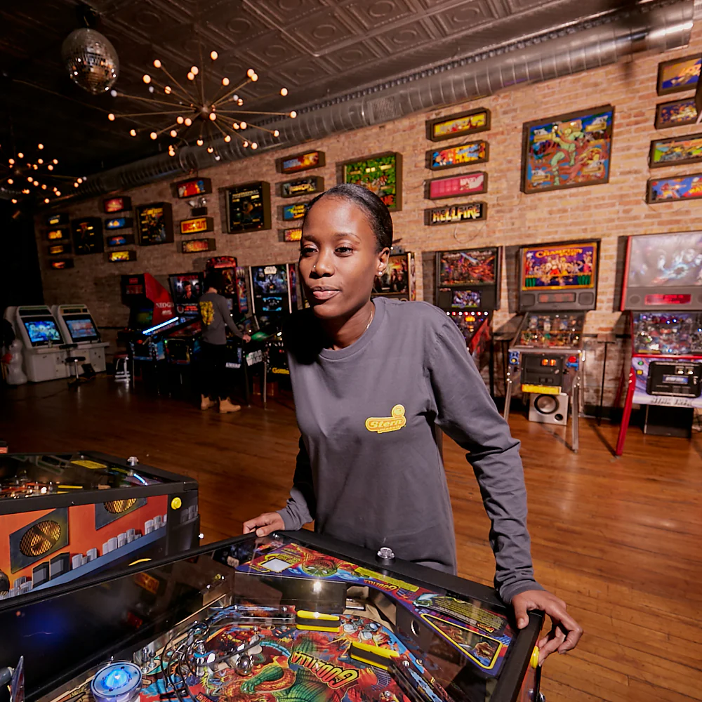"Retro Arcade" Long Sleeve Tee - Image 3