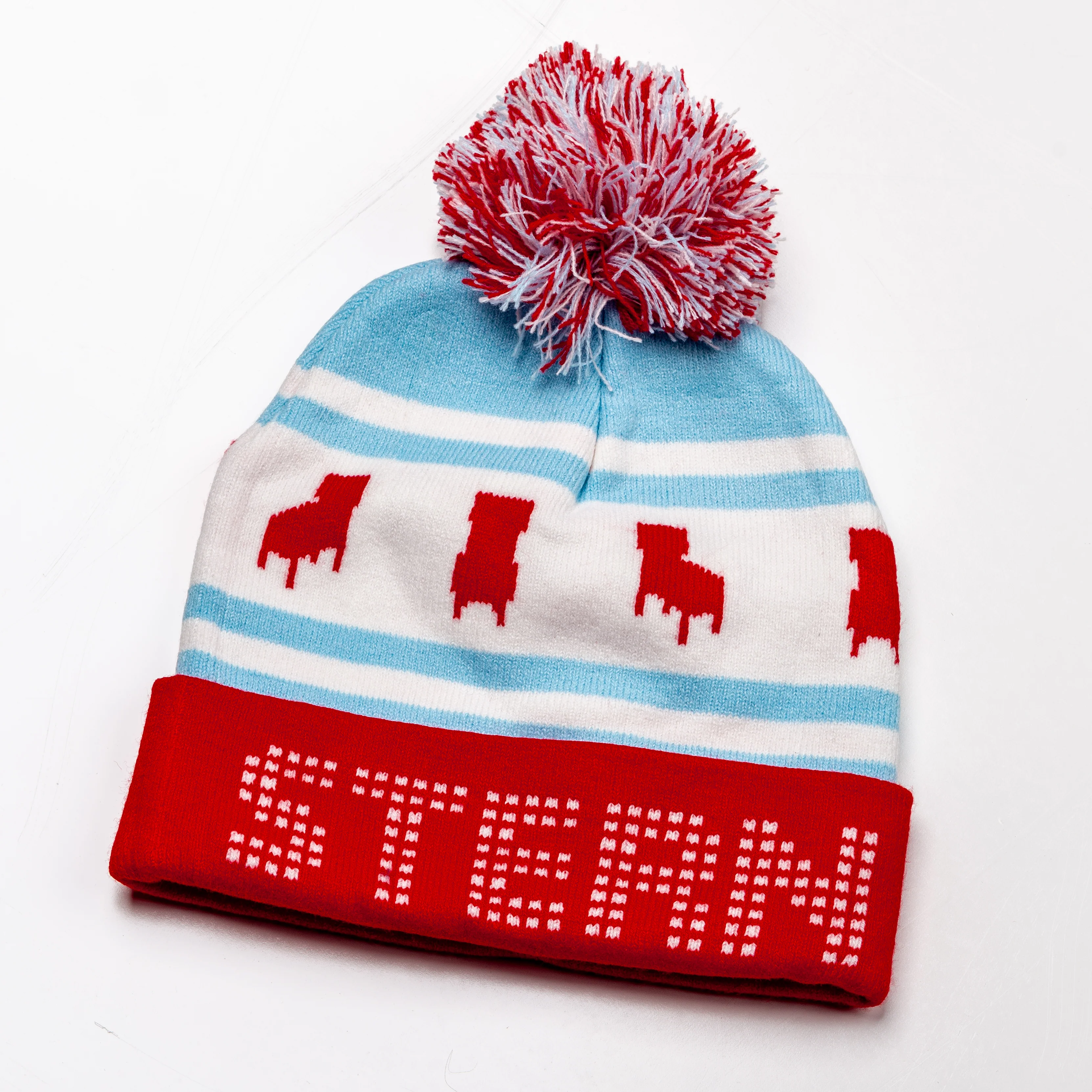 Stern Chicago Flag Beanie - Image 3