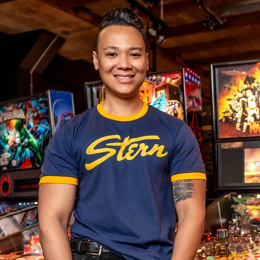Stern Gold Ringer Tee - Image 2