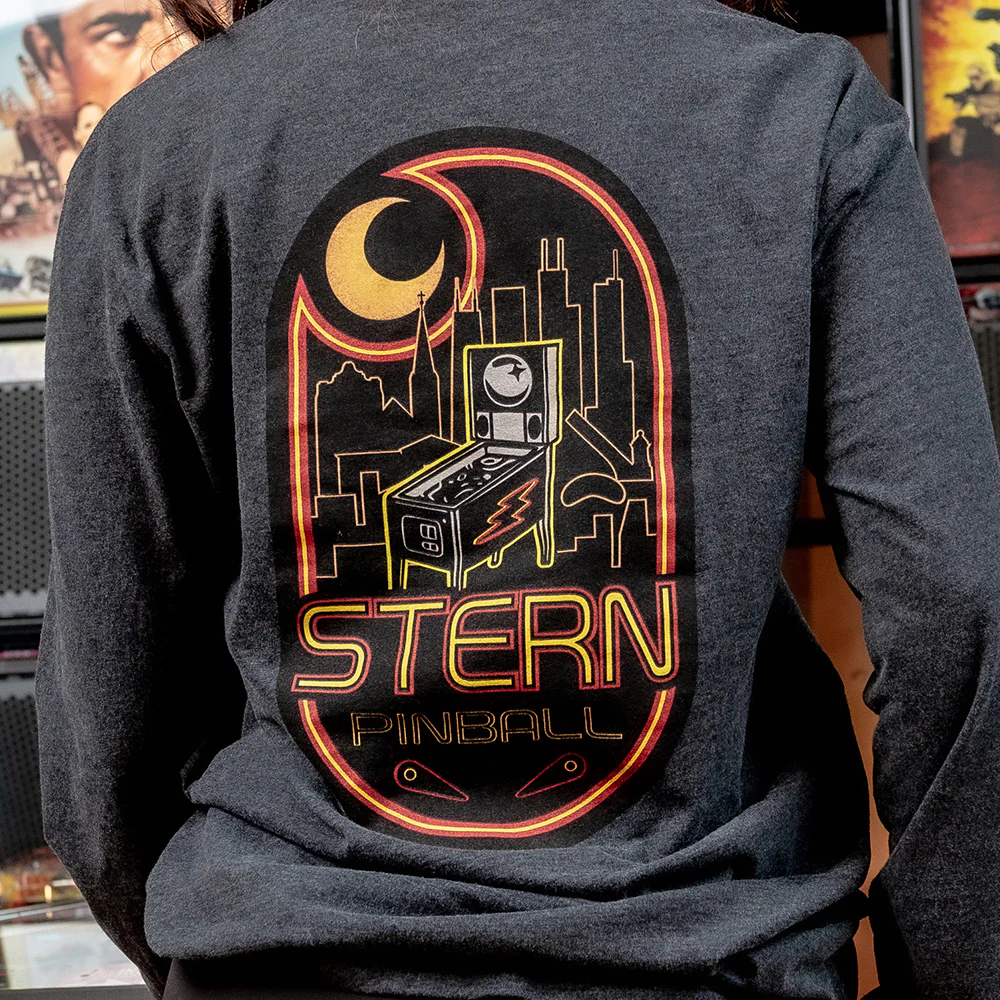 Stern Long Sleeve Neon Sign Tee - Image 3