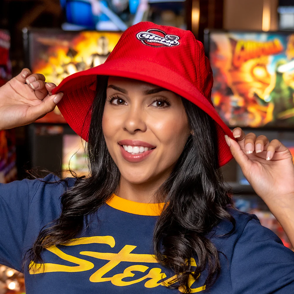 Stern Red Bucket Hat - Image 2