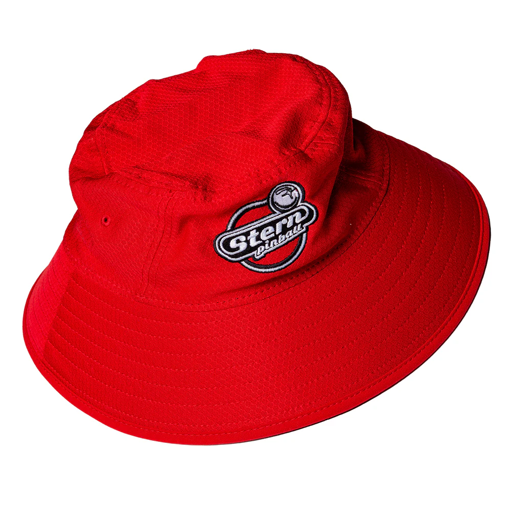 Stern Red Bucket Hat - Image 3